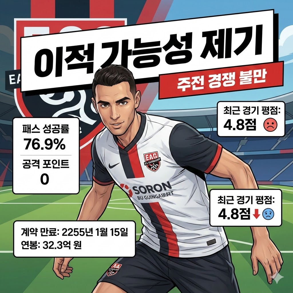 [단독] 엘리스 스키리, 감독과 불화? 갱강 탈출 임박!